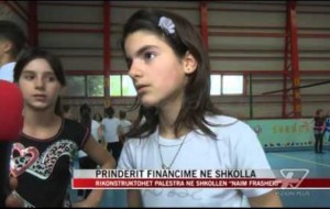 Rikonstruktohet palestra në shkollën "Naim Frashëri"
