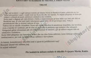 Nxënësit nga Kukësi-Veliajt: Na merr në juridiksion!