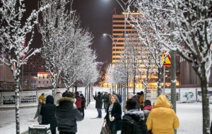Borë në Tiranë!