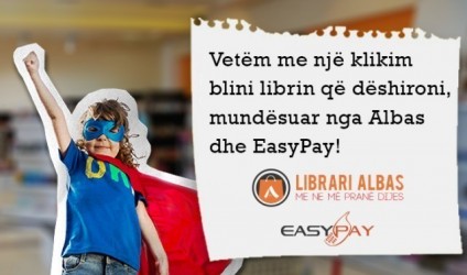 EasyPay dhe Albas, blini online librin që dëshironi