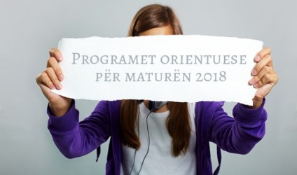 Programet orientuese për maturën shtetërore 2018