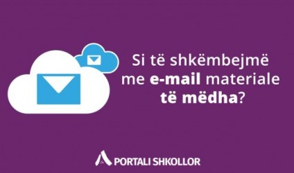 Si të shkëmbejmë me e-mail materiale të mëdha?