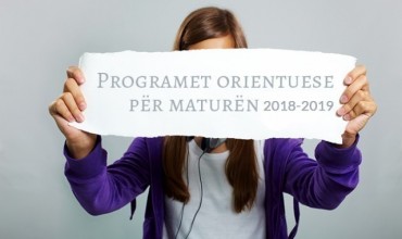 Programet orientuese për maturën shtetërore 2018-2019 