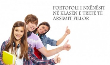 Portofoli i nxënësit në klasën e tretë të arsimit fillor