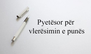 Pyetësor për vlerësimin e punës