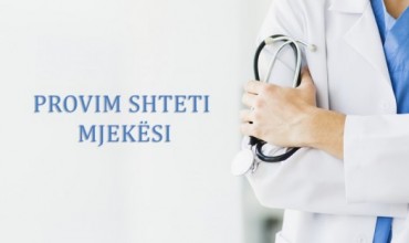 Organizimi i provimeve të shtetit për profesionet e mjekësisë, dhjetor 2019 - janar 2020 