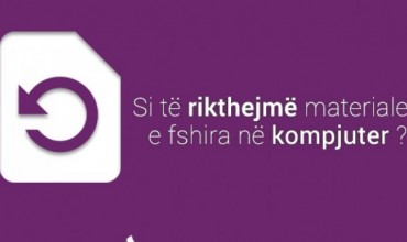 Si të rikthejmë materialet e fshira në kompjuter?