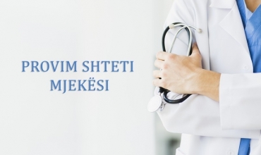 Organizimi dhe kalendari i provimeve të shtetit për profesionin e farmacistit, mjekut dhe stomatologut