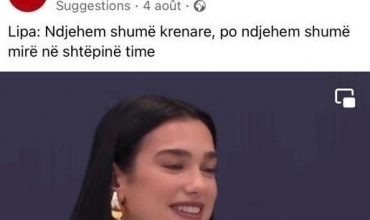 Në vend që të ndihet krenare, sipas medieve tona, Dua Lipa kërkon “falje” që është krenare  