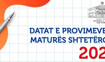 Publikohen datat për provimet e Maturës Shtetërore 2024 