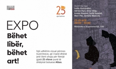 Albas nis festimet e 25-vjetorit me ekspozitën "Bëhet libër, bëhet art!"