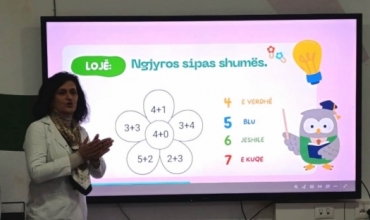 Mësim model në SmartLab: Mbledhja e numrave deri në 10 në klasën e parë