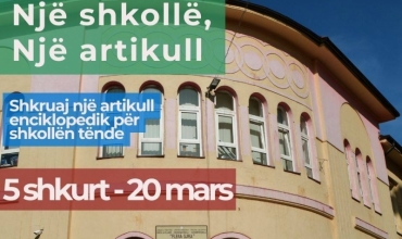 Fushata &ldquo;1 Shkoll&euml;, 1 Artikull n&euml; Wikipedia&rdquo;, ftohen t&euml; kontribuojn&euml; shkollat e Shqip&euml;ris&euml; dhe Kosov&euml;s 