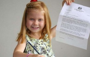7-vjeçarja i dërgon një letër ish-kryeministrit britanik