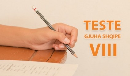 Testim, gjuha shqipe, klasa e VIII