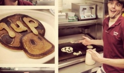 “Dr. Dan The Pancake Man”, artisti që pikturon në tigan!