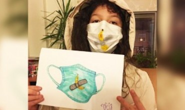 Art për koronavirusin, 11-vjeçarja vlonjate jep mesazhin më të fuqishëm nëpërmjet vizatimit të saj! 