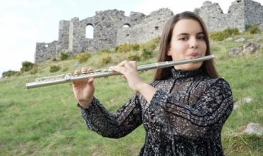 Olta Luli organizoi koncertin e parë recital në flaut, në Lezhë