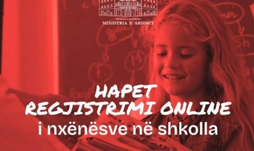 Hapen regjistrimet online p&euml;r klas&euml;n e par&euml; dhe t&euml; dhjet&euml; n&euml; e-Albania, nis aplikimi m&euml; 6 korrik